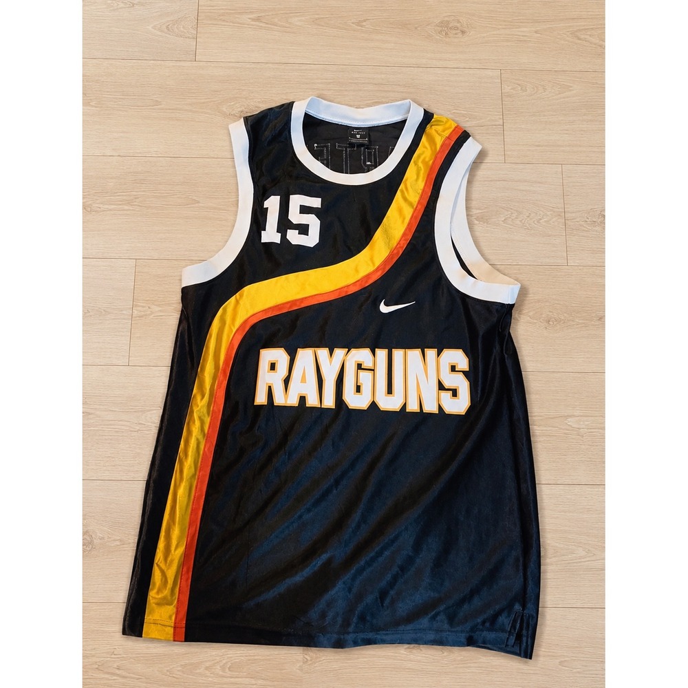 Nike Rayguns Vince Carter 15 Basketball Jersey Black Adult Size Small Retro
